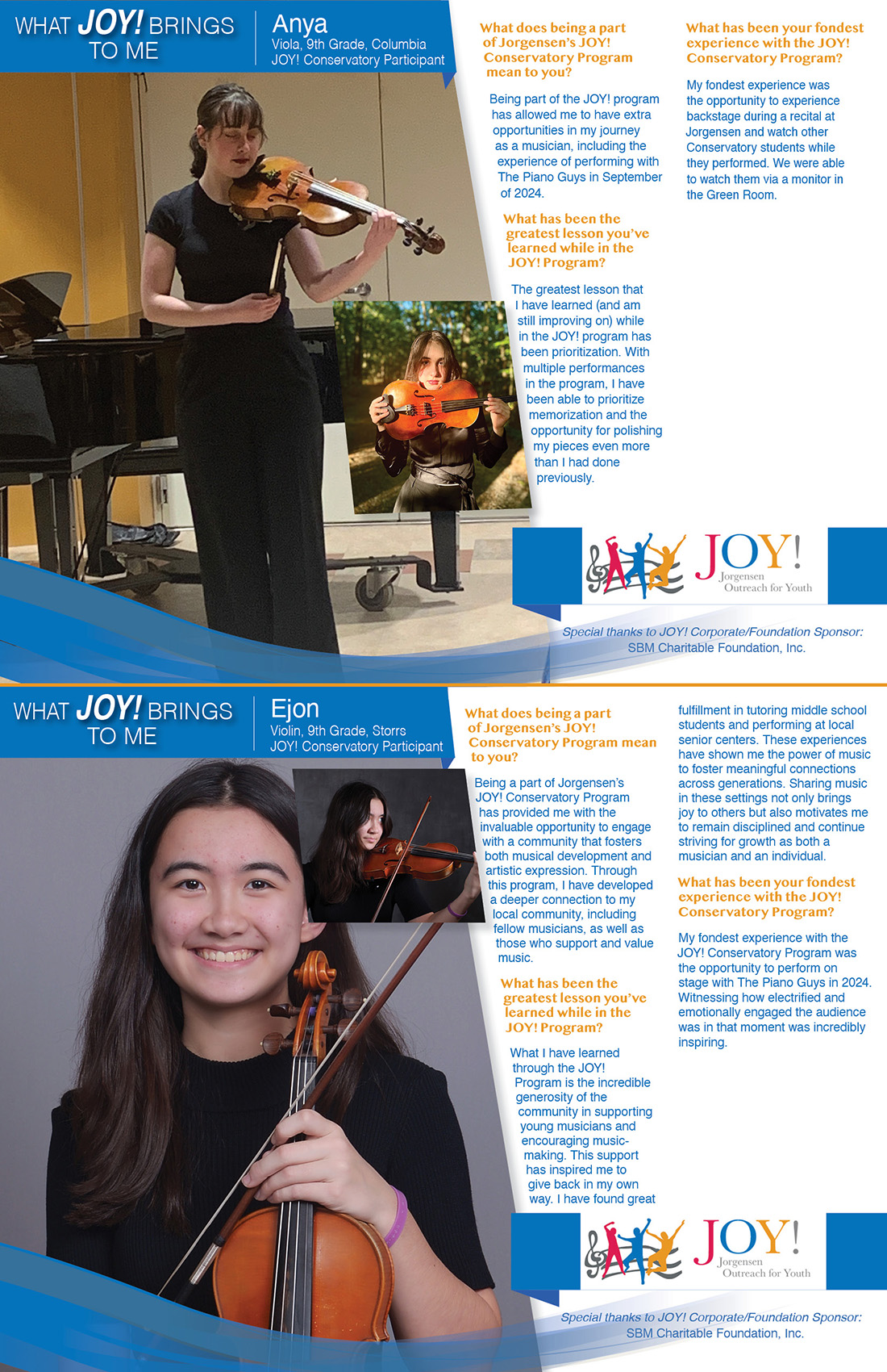 Joy Testimonials